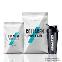 Pack Myprotein Collagen Protein 1kg Natural + Creatina 250gr + Shaker